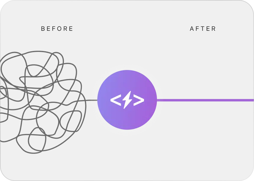 Complexity reduction graphic
